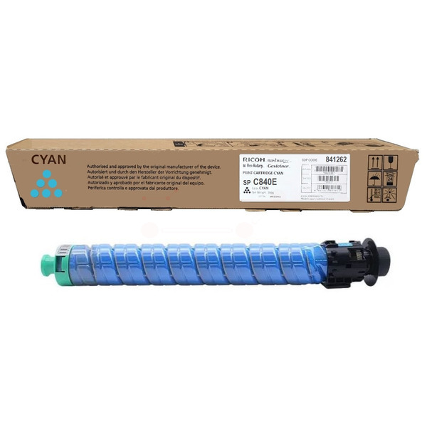 Ricoh 821262/SPC840E Toner-kit cyan, 22.500 pages for Ricoh SP C 840