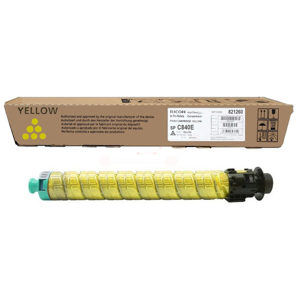 Ricoh 821260/SPC840E Toner-kit yellow, 22.500 pages for Ricoh SP C 840