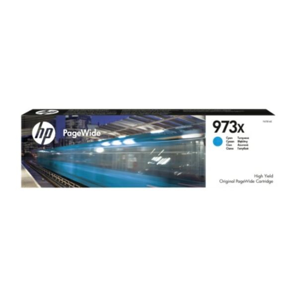 HP F6T81AE/973X Ink cartridge cyan, 7.000 pages ISO/IEC 24711 85.5ml for HP PageWide P 55250/Pro 452/Pro 477