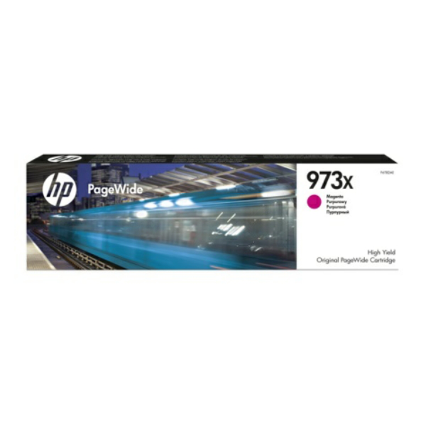 HP F6T82AE/973X Ink cartridge magenta, 7.000 pages ISO/IEC 24711 82ml for HP PageWide P 55250/Pro 452/Pro 477