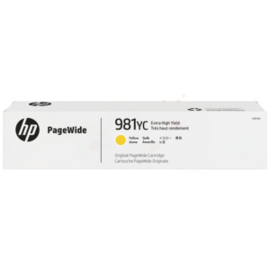 HP L0R19YC/981YC Ink cartridge yellow Contract, 16.000 pages ISO/IEC 19752 183ml for HP PageWide E 58650