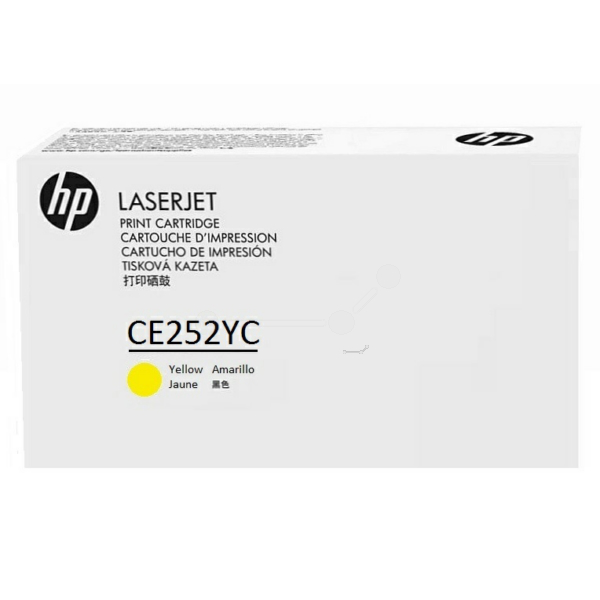 picture HP CE252YC/504A Toner cartridge yellow Contract, 7.000 pages ISO/IEC 19798 for HP CLJ CP 3525