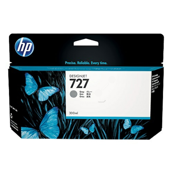 HP F9J80A/727 Ink cartridge gray 300ml for HP DesignJet T 920/930