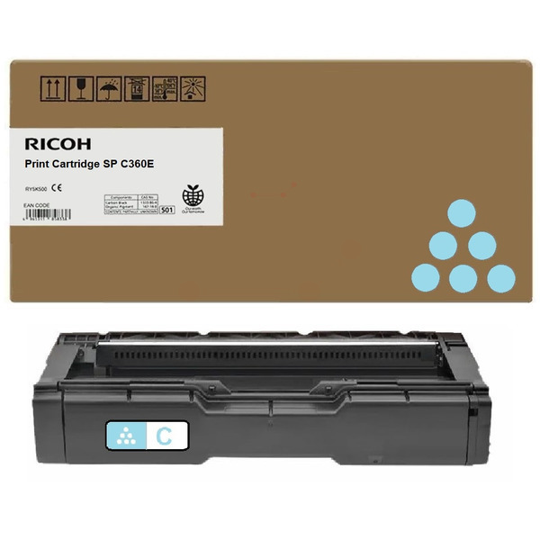 Ricoh 407900/SPC340E Toner cyan, 5.000 pages ISO/IEC 19798 for Ricoh SP C 340
