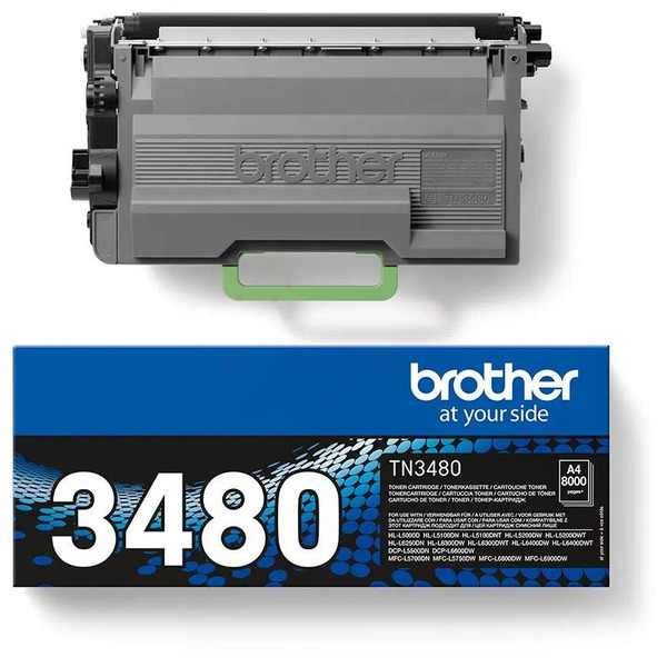 picture Brother TN-3480 Toner-kit, 8.000 pages ISO/IEC 19752 for Brother HL-L 5000/6250/6400