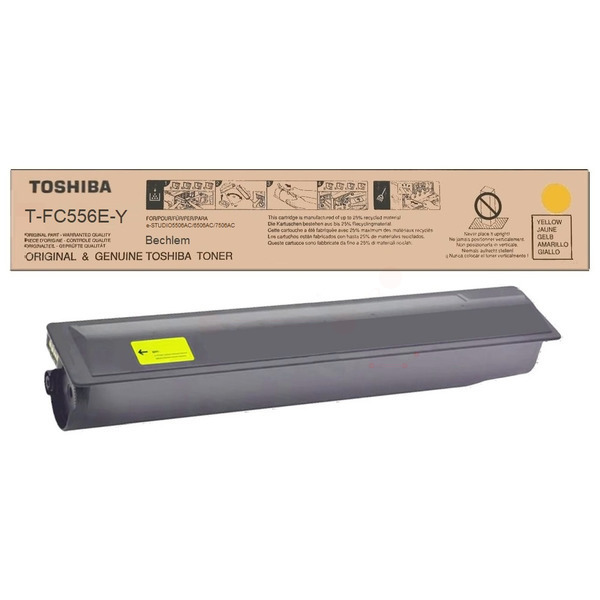 Toshiba 6AK00000362/T-FC556E-Y Toner yellow, 39.200 pages for Toshiba E-Studio 5506