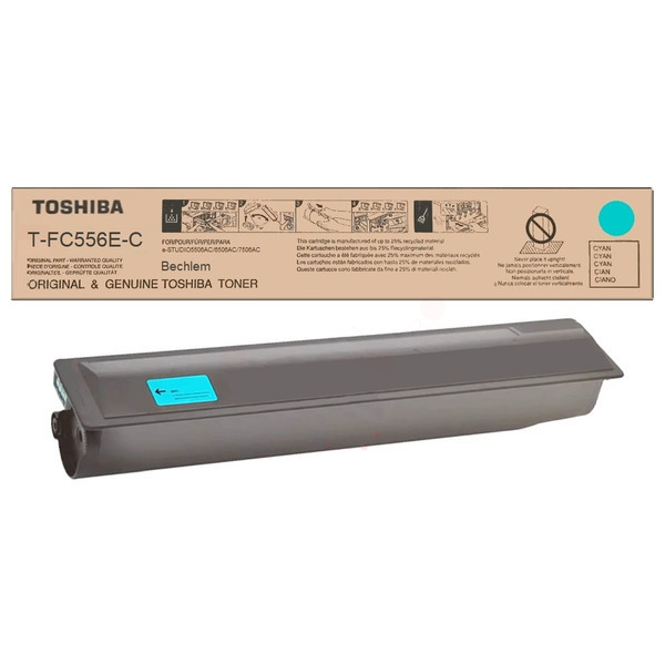 Toshiba 6AK00000350/T-FC556E-C Toner cyan, 39.200 pages for Toshiba E-Studio 5506