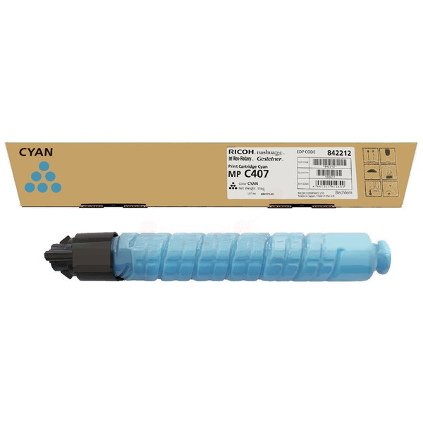 picture Ricoh 842212 Toner cyan, 8.000 pages/5% for Ricoh MP C 407
