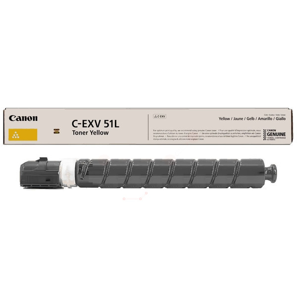 Canon 0487C002/C-EXV51LY Toner-kit yellow, 26.000 pages/5% for Canon IR-C 5535