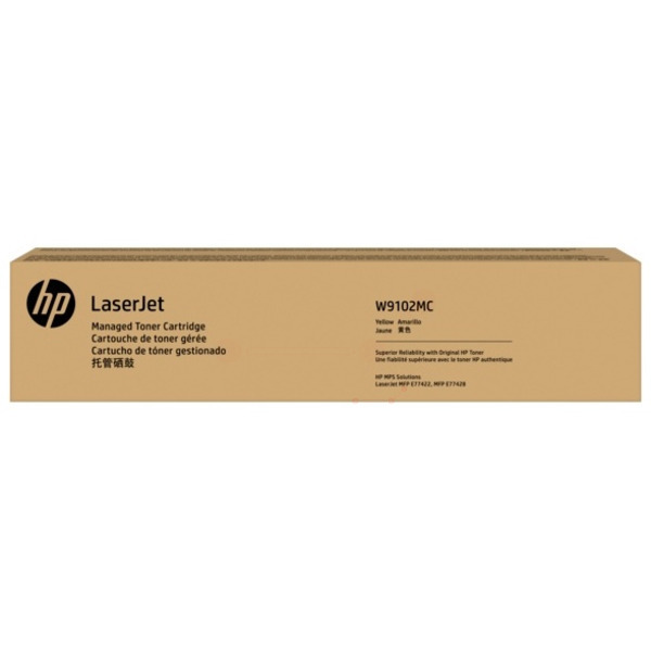 picture HP W9102MC Toner-kit yellow Contract, 20.000 pages ISO/IEC 19752 for HP E 77422