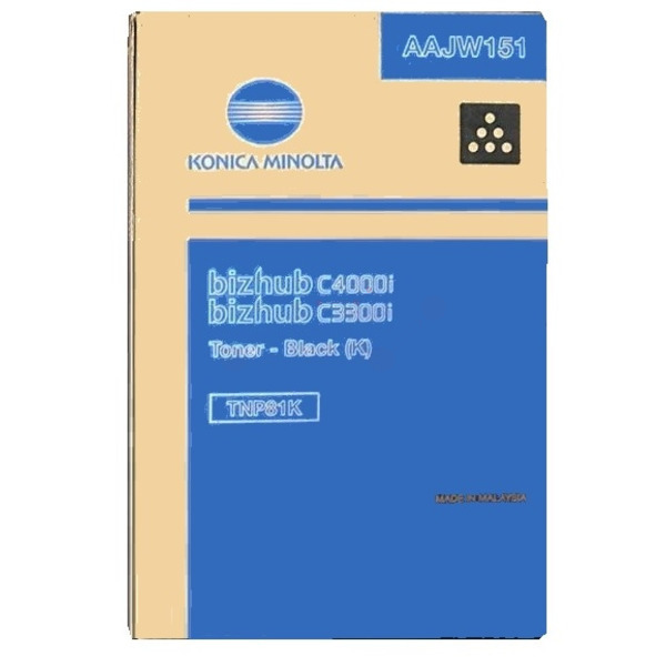 Konica Minolta AAJW151/TNP-81K Toner black, 13.000 pages for KM Bizhub C 3300 i