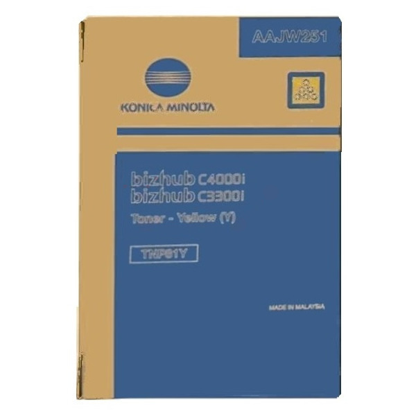 Konica Minolta AAJW251/TNP-81Y Toner yellow, 9.000 pages for KM Bizhub C 3300 i