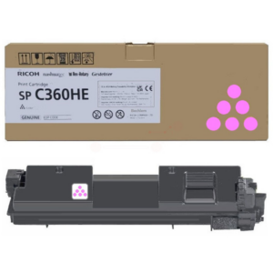 picture Ricoh 408186/SPC360HE Toner-kit magenta high-capacity, 5.000 pages ISO/IEC 19752 for Ricoh SP C 360/361