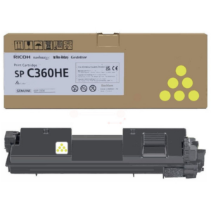 picture Ricoh 408187/SPC360HE Toner-kit yellow high-capacity, 5.000 pages ISO/IEC 19752 for Ricoh SP C 360/361