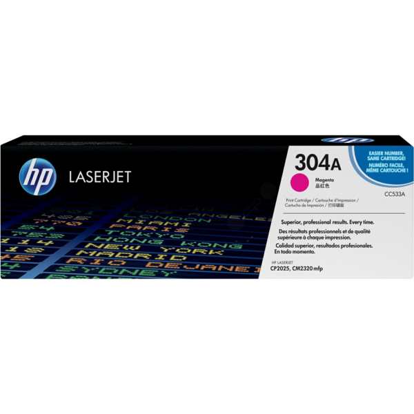 picture HP CC533A/304A Toner cartridge magenta, 2.800 pages ISO/IEC 19798 for HP CLJ CP 2025