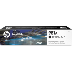 picture HP J3M71A/981A Ink cartridge black, 6.000 pages ISO/IEC 19798 106ml for HP PageWide E 58650/556