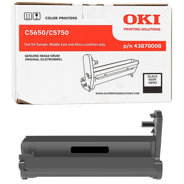 OKI 43870008 Drum kit black, 20.000 pages for OKI C 5650