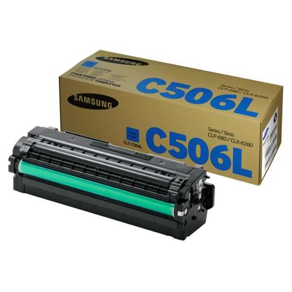 HP SU038A/CLT-C506L Toner cartridge cyan, 3.500 pages ISO/IEC 19798 for Samsung CLP-680