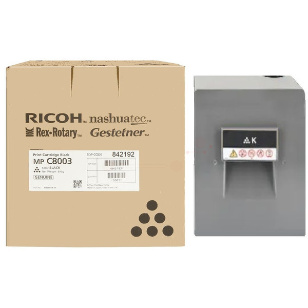 Ricoh 842192 Toner black, 47.000 pages/5% for Ricoh MP C 6503
