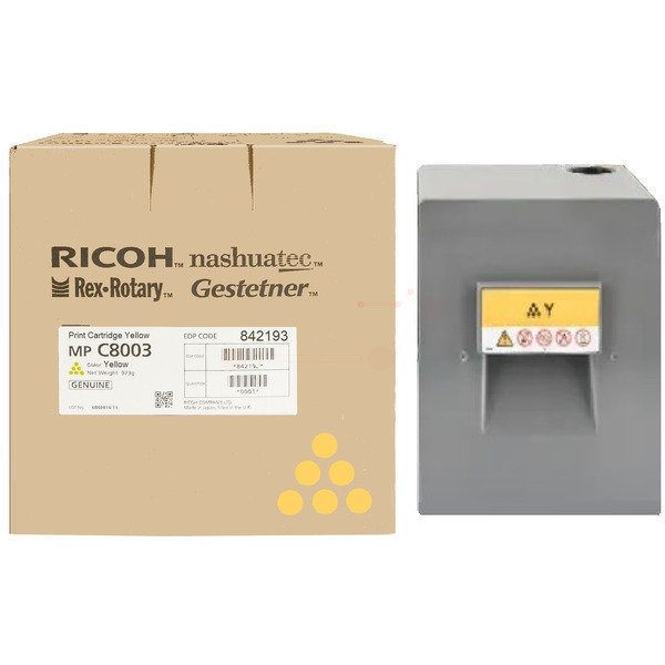 Ricoh 842193 Toner yellow, 26.000 pages/5% for Ricoh MP C 6503
