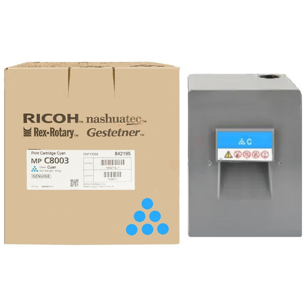Ricoh 842195 Toner cyan, 26.000 pages/5% for Ricoh MP C 6503