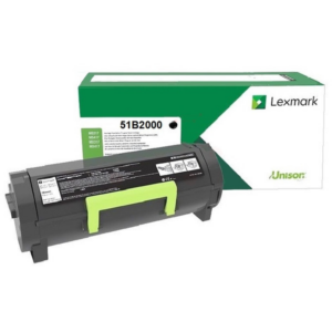 Lexmark 51B2000 Toner-kit return program, 2.500 pages ISO/IEC 19752 for Lexmark MS 317/417/517