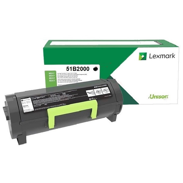 Lexmark 51B2000 Toner-kit return program, 2.500 pages ISO/IEC 19752 for Lexmark MS 317/417/517