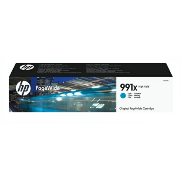 picture HP M0J90AE/991X Ink cartridge cyan, 16.000 pages ISO/IEC 19752 193ml for HP PageWide P 77740/77750/Pro MFP 772