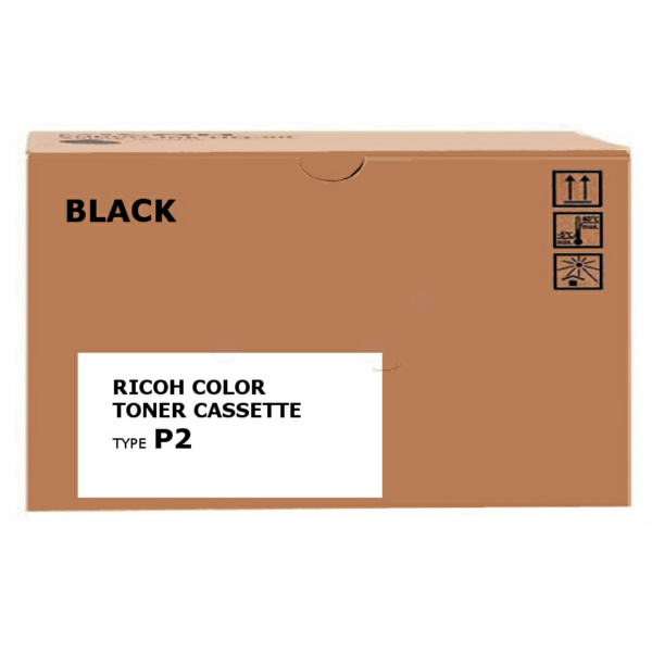Ricoh 888235/TYPE P2BK Toner black, 19.000 pages 525 grams for Ricoh Aficio Color 2232