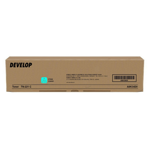 picture Develop A8K34D0/TN-221C Toner cyan, 21.000 pages for Develop Ineo + 227