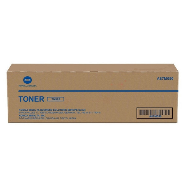 Konica Minolta A87M050/TN-323 Toner-kit, 23.000 pages ISO/IEC 19752 for KM Bizhub 227