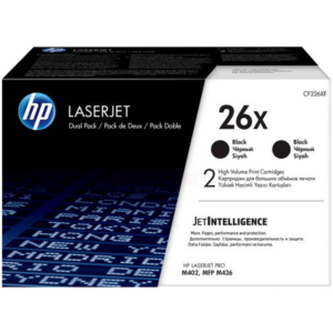 HP CF226XD/26X Toner cartridge high-capacity twin pack, 2x9.000 pages ISO/IEC 19752 Pack=2 for HP LaserJet M 402/e