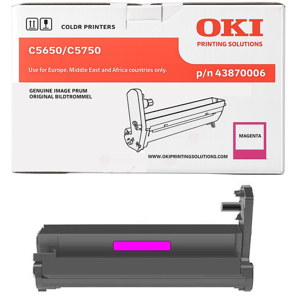 OKI 43870006 Drum kit magenta, 20.000 pages for OKI C 5650