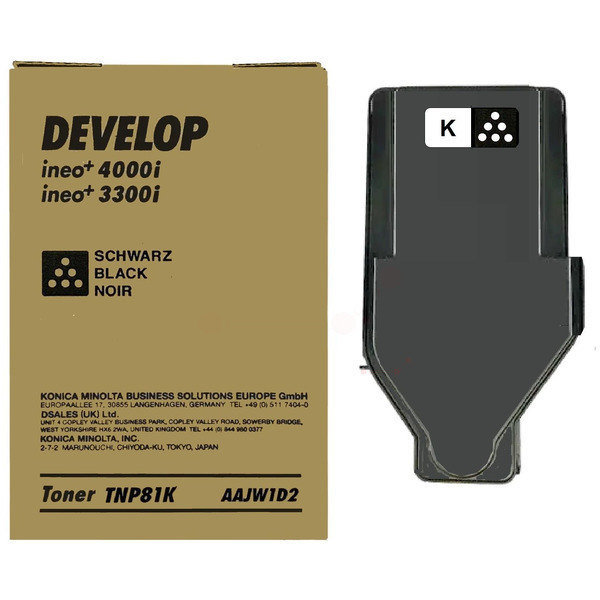 Develop AAJW1D2/TNP-81K Toner black, 13.000 pages for Develop Ineo + 3300 i