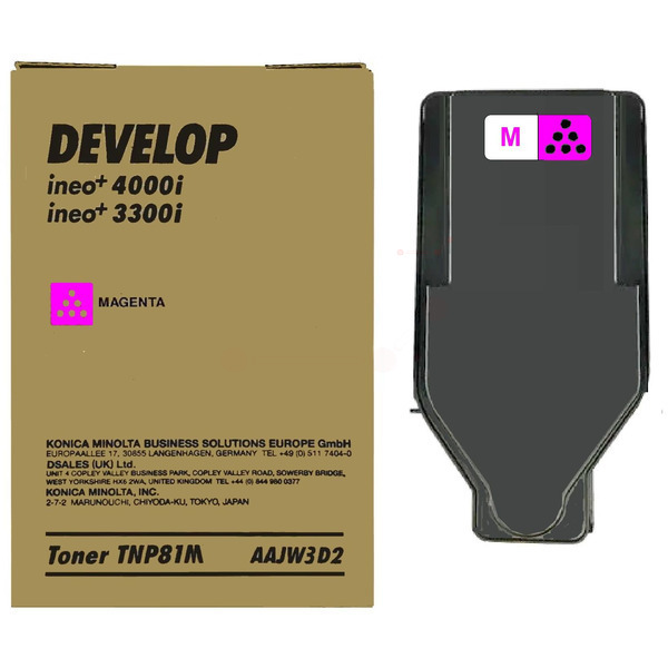 picture Develop AAJW3D2/TNP-81M Toner magenta, 9.000 pages for Develop Ineo + 3300 i