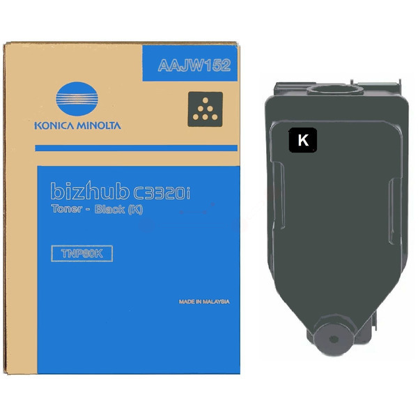Konica Minolta AAJW152/TNP-80K Toner black, 13.000 pages for KM Bizhub C 3320 i