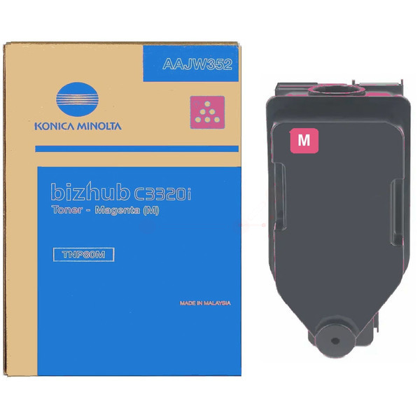 Konica Minolta AAJW352/TNP-80M Toner magenta, 9.000 pages for KM Bizhub C 3320 i