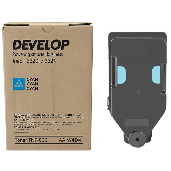 picture Develop AAJW4D4/TNP-80C Toner cyan, 9.000 pages for Develop Ineo + 3320 i