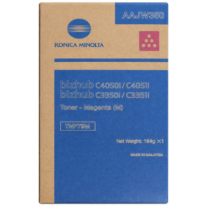 Konica Minolta AAJW350/TNP-79M Toner magenta, 9.000 pages for KM Bizhub C 3350 i