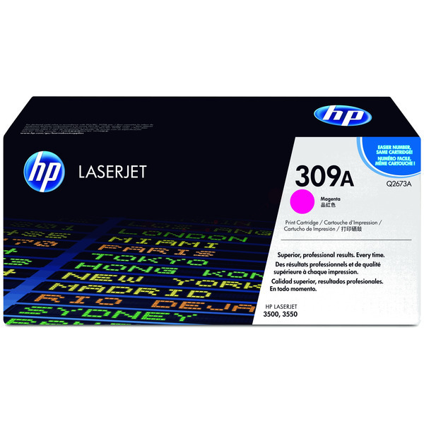 picture HP Q2673A/309A Toner cartridge magenta, 4.000 pages/5% for HP Color LaserJet 3500