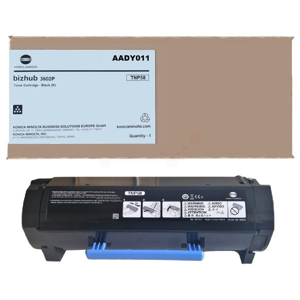 Konica Minolta AADY011/TNP-58 Toner-kit, 15.000 pages for KM Bizhub 3602