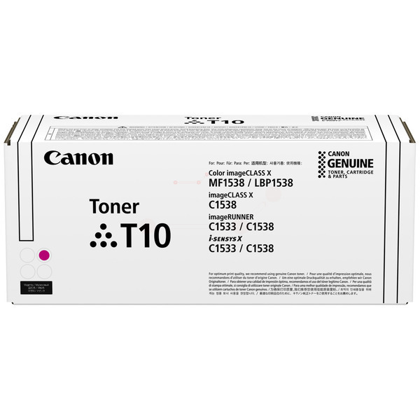 Canon 4564C001/T10 Toner cartridge magenta high-capacity, 10.000 pages ISO/IEC 19752 for Canon X C 1533