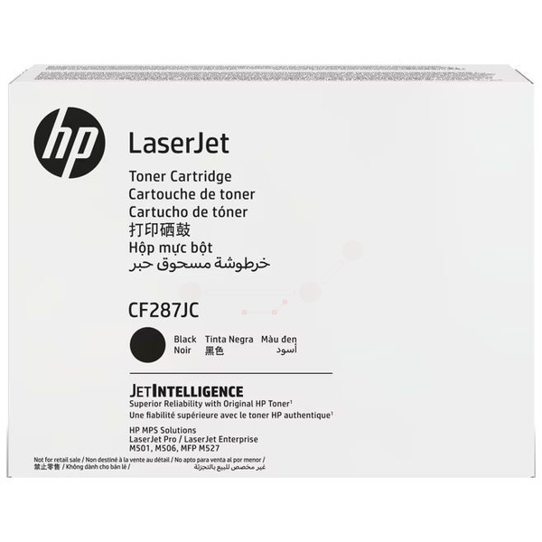 HP CF287JC Toner cartridge Contract, 19.500 pages ISO/IEC 19752 for HP LaserJet M 506