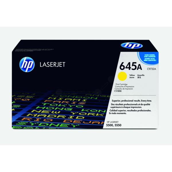 HP C9732A/645A Toner cartridge yellow, 12.000 pages/5% for Canon LBP-86