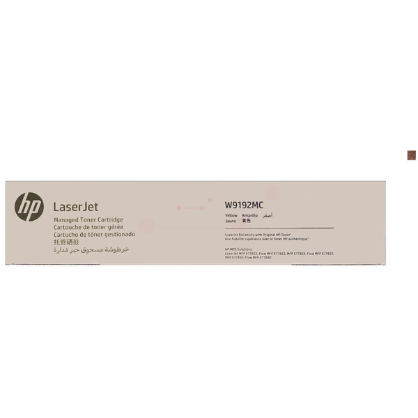 HP W9192MC Toner-kit yellow Contract, 28.000 pages ISO/IEC 19798 for HP E 77800