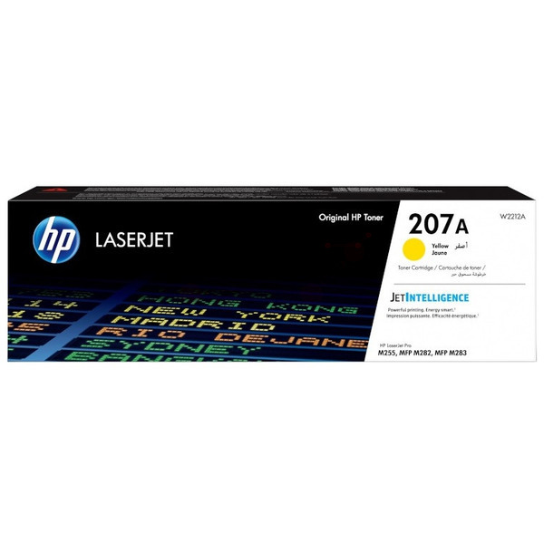 picture HP W2212A/207A Toner cartridge yellow, 1.250 pages ISO/IEC 19752 for HP M 283