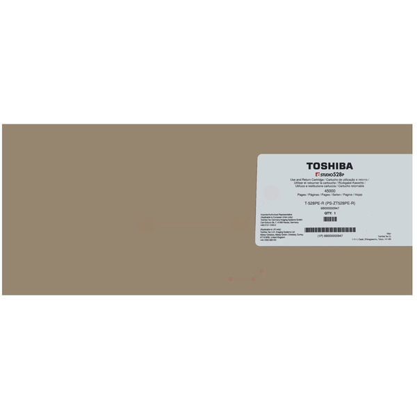 Toshiba 6B000000947/T-528E-R Toner-kit return program, 45.000 pages ISO/IEC 19752 for Toshiba E-Studio 528 P