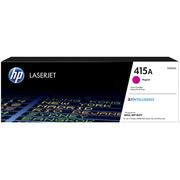 HP W2033A/415A Toner cartridge magenta, 2.100 pages ISO/IEC 19798 for HP E 45028/M 454