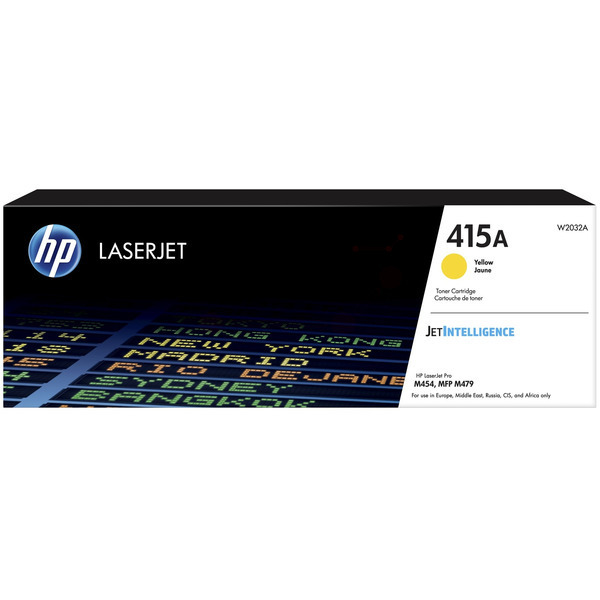 picture HP W2032A/415A Toner cartridge yellow, 2.100 pages ISO/IEC 19798 for HP E 45028/M 454