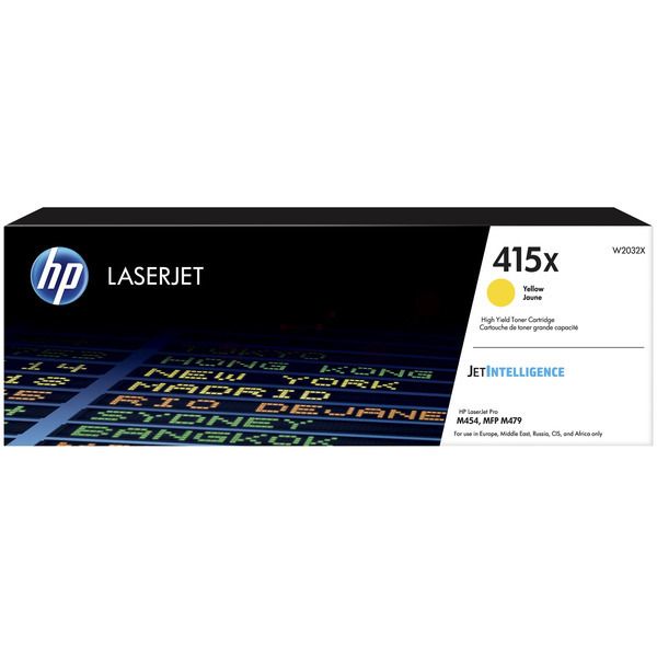 picture HP W2032X/415X Toner cartridge yellow, 6.000 pages ISO/IEC 19798 for HP E 45028/M 454